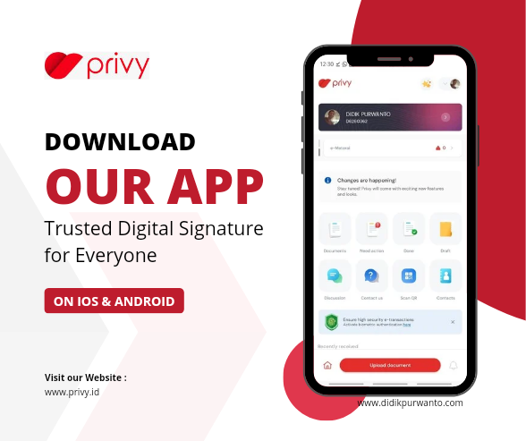 Praktis! Begini Cara Tanda Tangan Dokumen Online dengan Privy 2 Aplikasi tanda tangan digital Privy