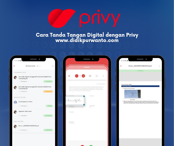 Praktis! Begini Cara Tanda Tangan Dokumen Online dengan Privy 4 Cara tanda tangan digital dengan Privy