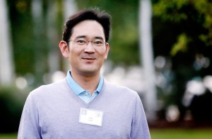 Jay Lee, vice-chairman of Samsung Electronics, arrives for the third day of the Allen and Co. media conference in Sun Valley