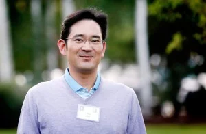 Jay Lee, vice-chairman of Samsung Electronics, arrives for the third day of the Allen and Co. media conference in Sun Valley