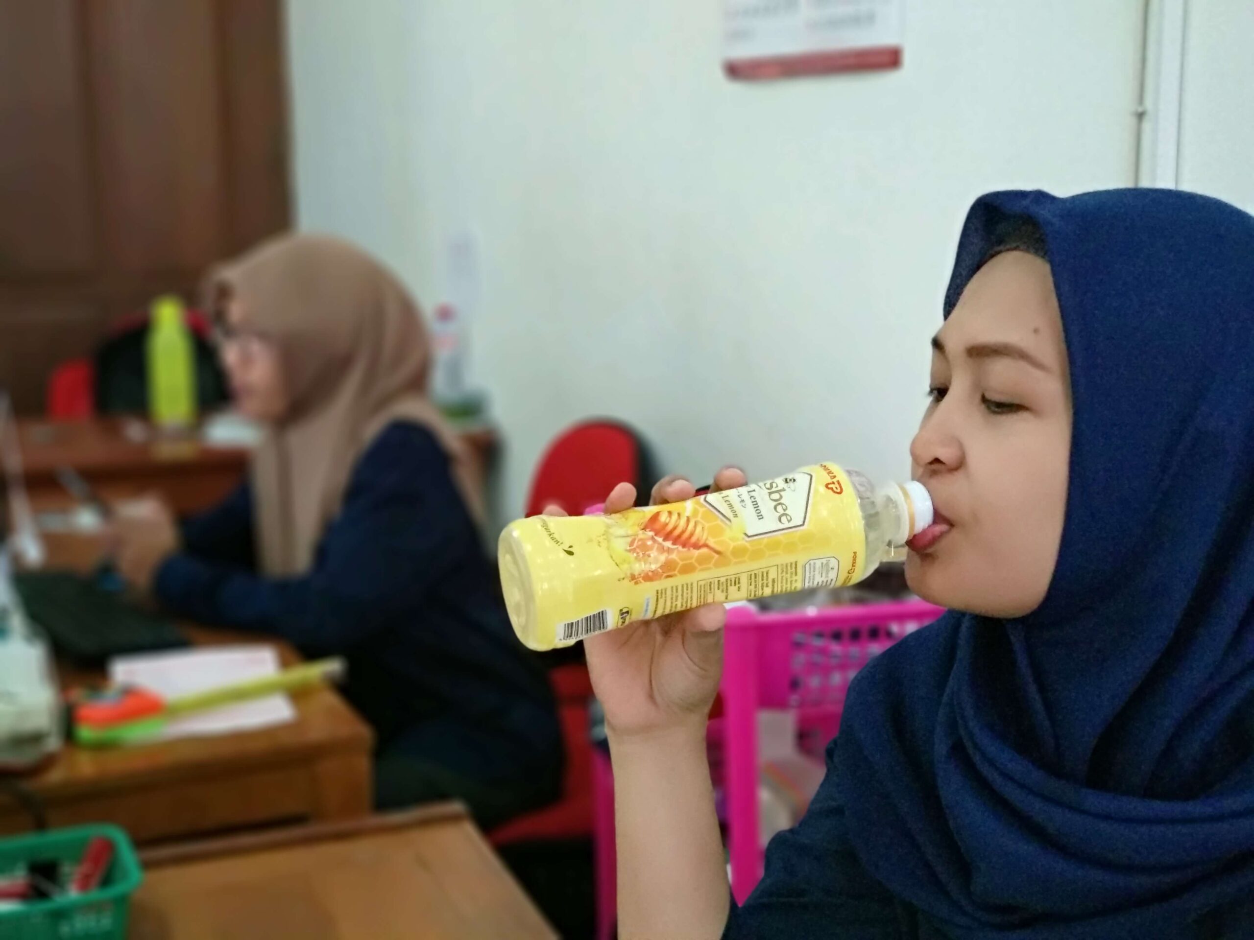 Pokka Natsbee Honey Lemon, vitamin C, lemon, madu, toxic, stres, sakit, minuman, sehat