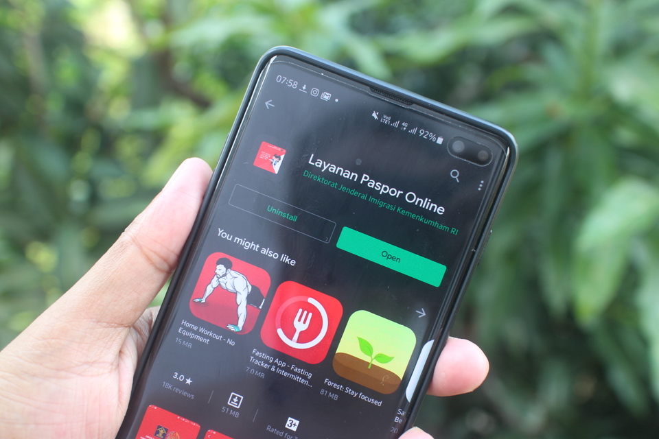 Aplikasi Layanan Paspor Online