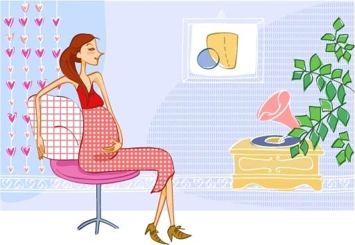 Tanda-tanda kehamilan perempuan.