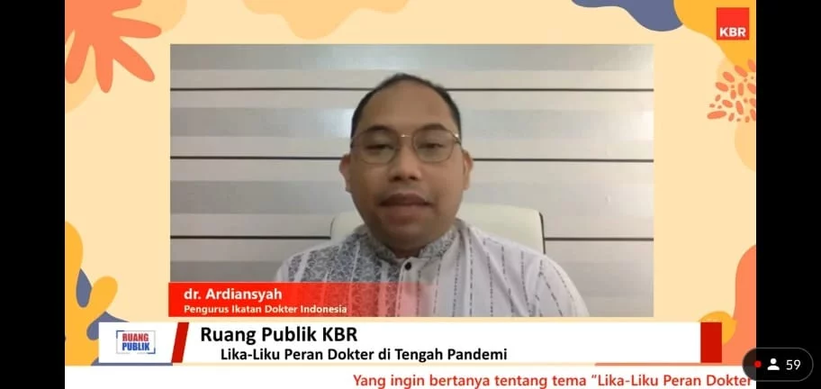 Peran Dokter di Tengah Pandemi 6 pengurus IDI dr Ardiansyah