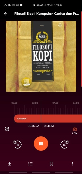 Fitur aplikasi audiobook Storytel