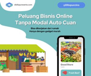 Peluang bisnis online tanpa modal dengan Sobat IndiHome