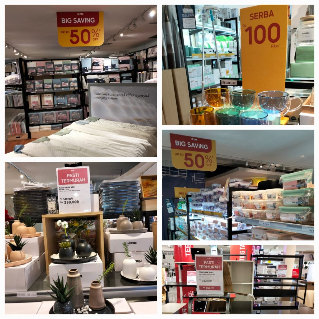 diskon 50% furniture home living Serba 19 buy 1 get 1 di Informa App