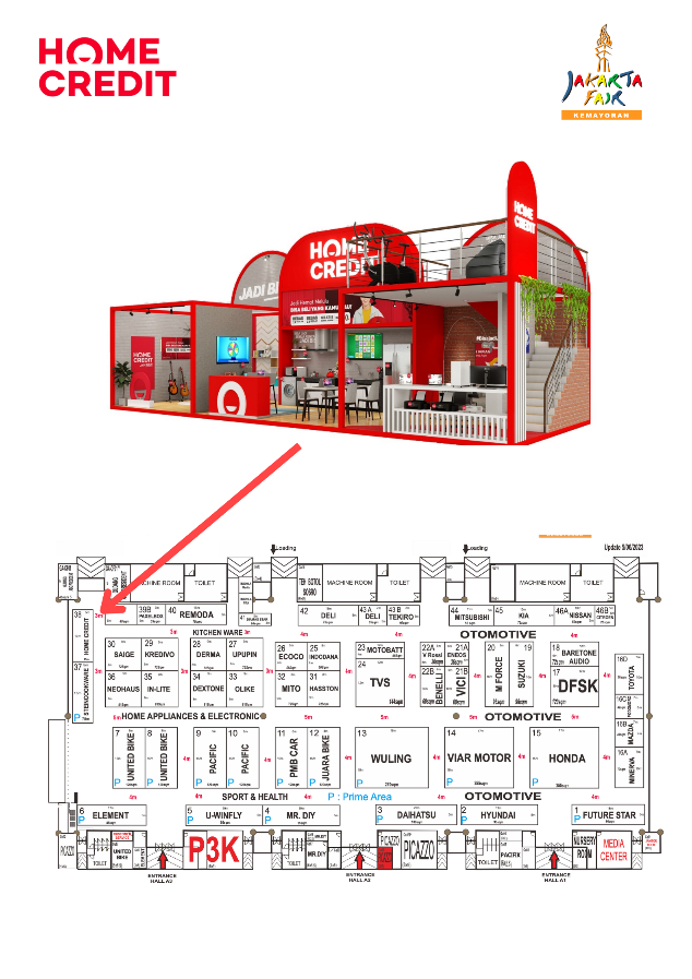 Booth Home Credit Indonesia