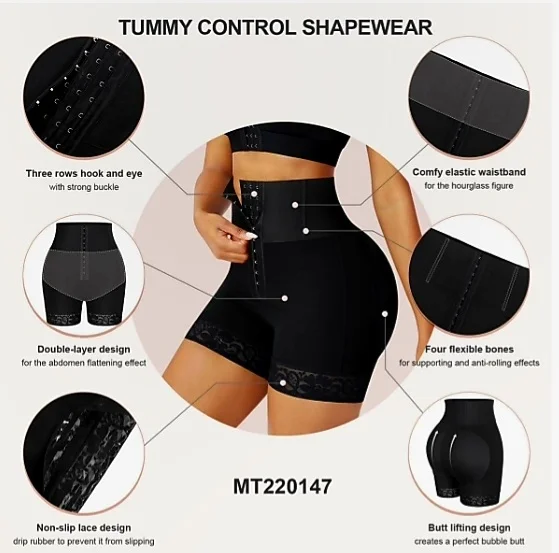 Best Shapewear for Women to Enhance Your Curves While Looking Stylish 1 Butt-lifter-tummy-control-middle-waisted