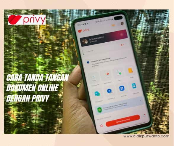 Praktis! Begini Cara Tanda Tangan Dokumen Online dengan Privy 1 Cara tanda tangan dokumen online dengan privy