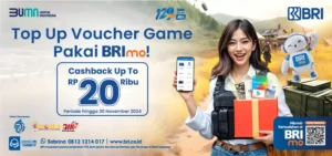 Promo top up game pakai BRImo