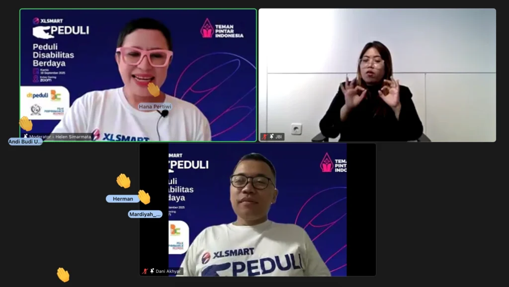 XLSMART Peduli Disabilitas Berdaya Gelar Pelatihan Literasi Digital, Kewirausahaan, dan AI Tools 2 Dani Miftahul Akhyar XLSMART Peduli Disabilitas Berdaya
