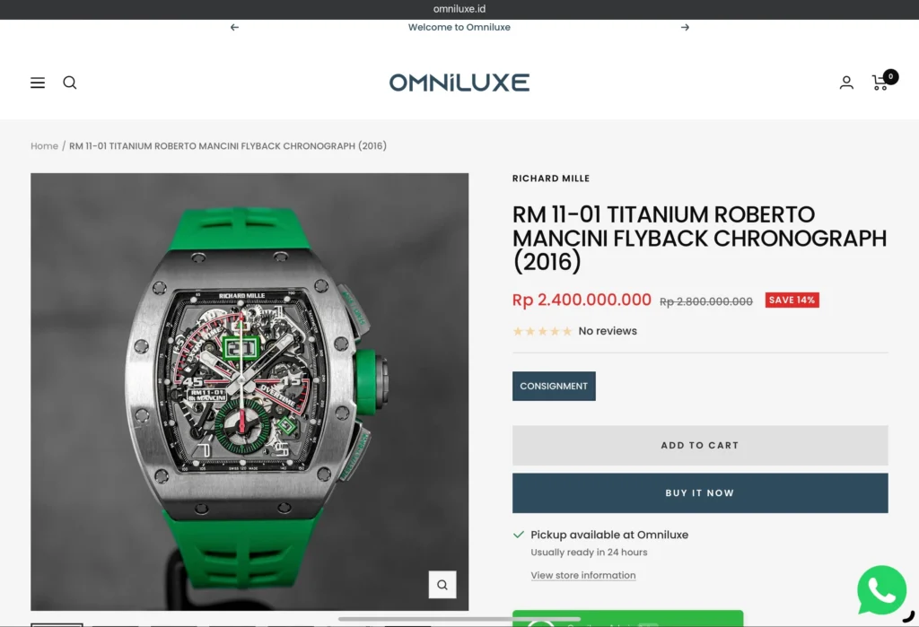 Harga Jam Richard Mille di OMNILUXE: Koleksi Mewah Miliaran Rupiah 3 Keunggulan harga jam Richard Mille di OMNILUXE