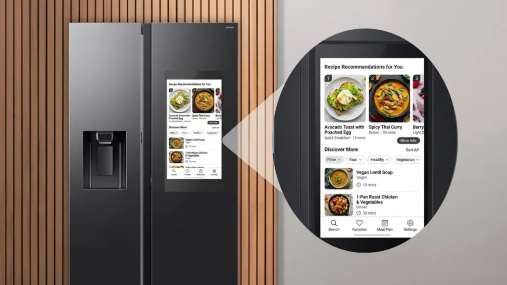 Rekomendasi Kulkas Pintar untuk Keluarga : Bantu Permudah Siapkan Bekal Anak Sekolah 4 Fitur RS90 Family Hub Samsung Bespoke AI refrigerator