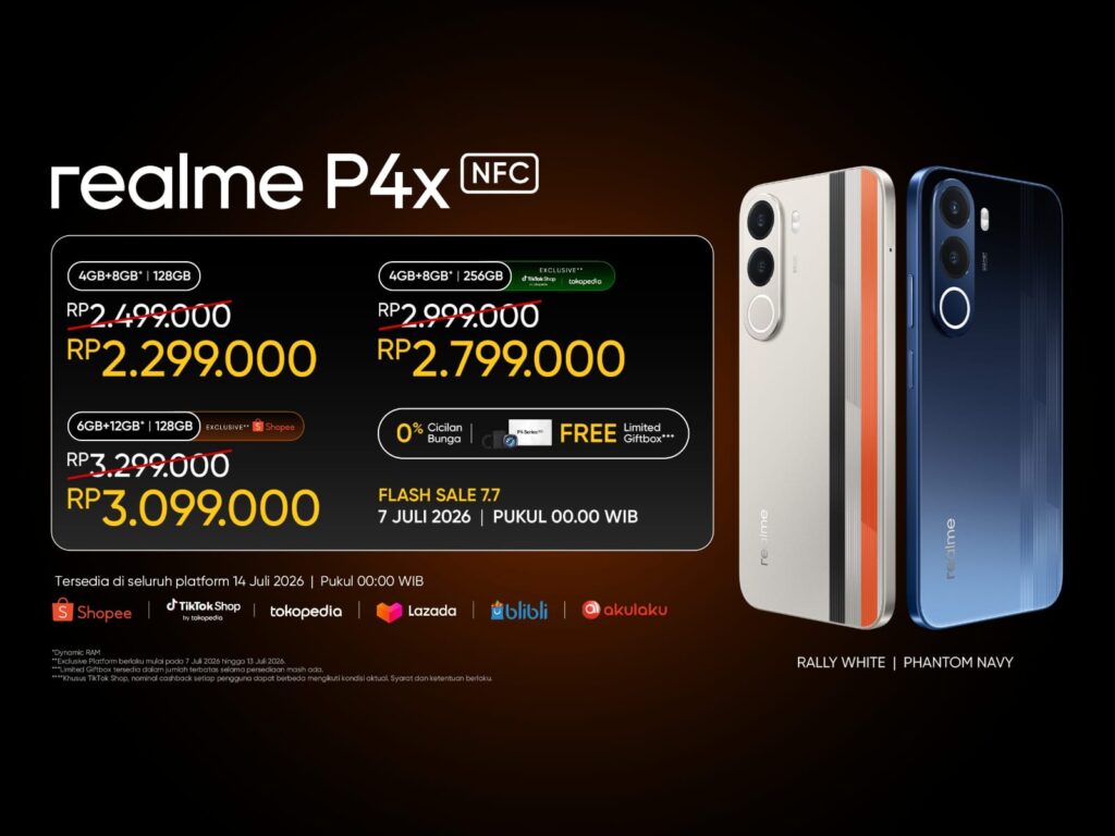 realme P4 Series : HP Gaming Terjangkau Baterai Jumbo 3 Realme P4 series harga di Indonesia
