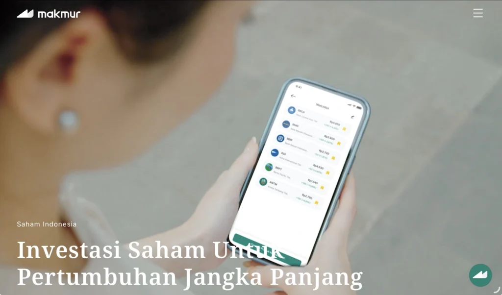 Aplikasi investasi saham terbaik Makmur