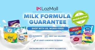 7 Tips Membeli Susu Formula Online yang Aman untuk Si Kecil, Orang Tua Wajib Tahu 3 Lazmall Milk Formula Guarantee