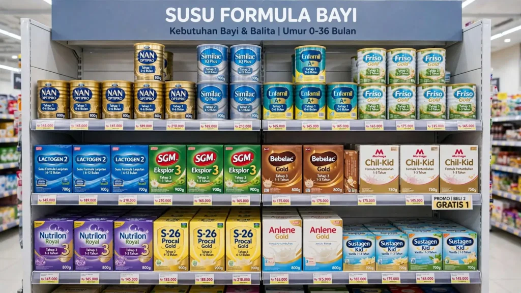 Tips membeli susu formula online untuk bayi
